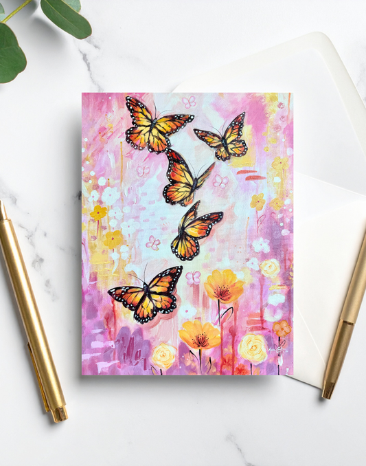 Raya's Butterflies - Greeting Card