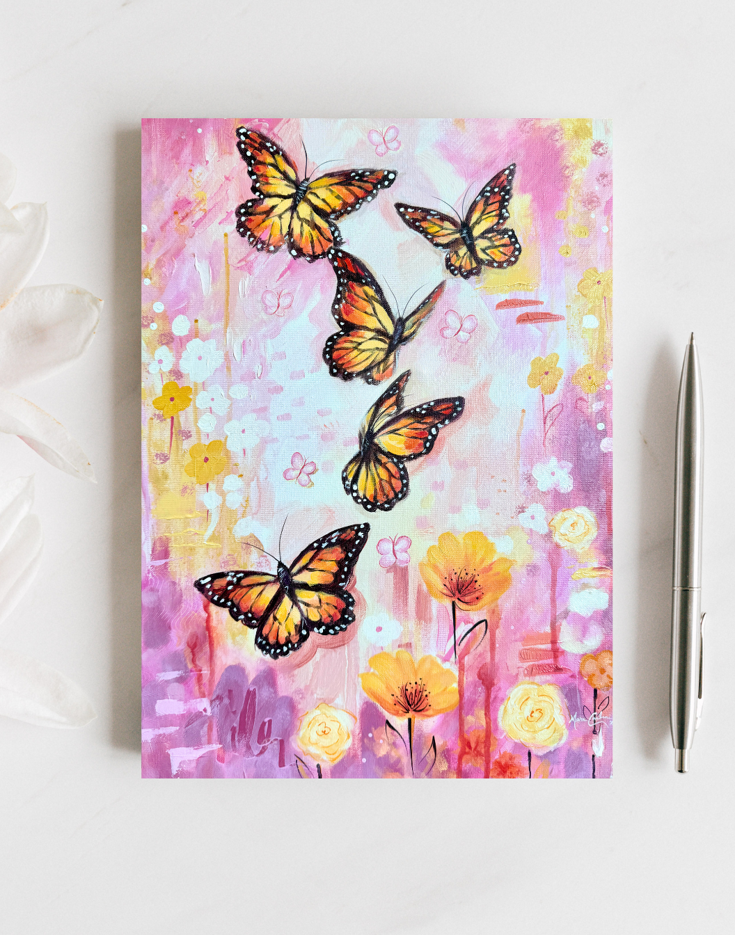 Raya's Butterflies - Softcover Journal